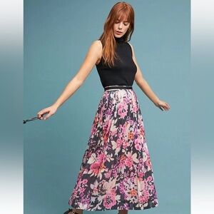 Maeve floral sequin skirt - size 2P